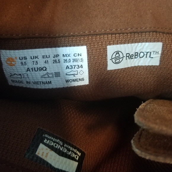 Timberland Brynlee Park Knee High Leather Boots in Brown SZ 9.5 - Picture 13 of 13